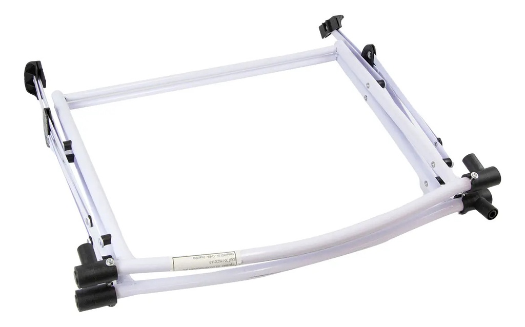 Cuna Mecedora Desmontable Dakota Mosquitero Multifunción Color Gris Liso