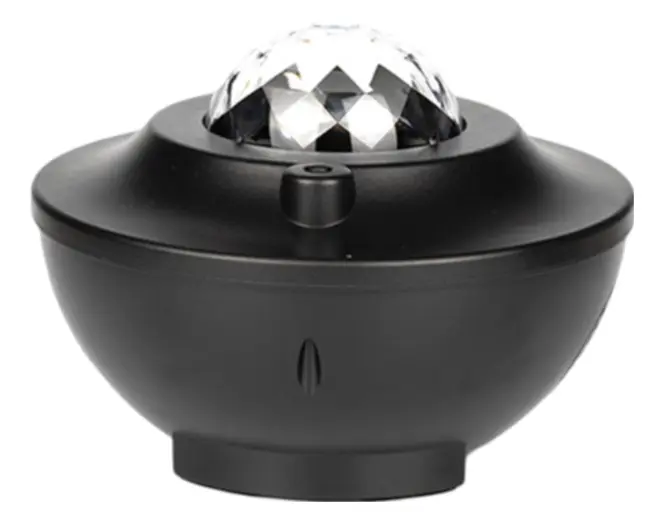 Velador Proyector Lampara Dakota Parlante Bluetooth Luz Led Rgb Universo Estrellas. Negro