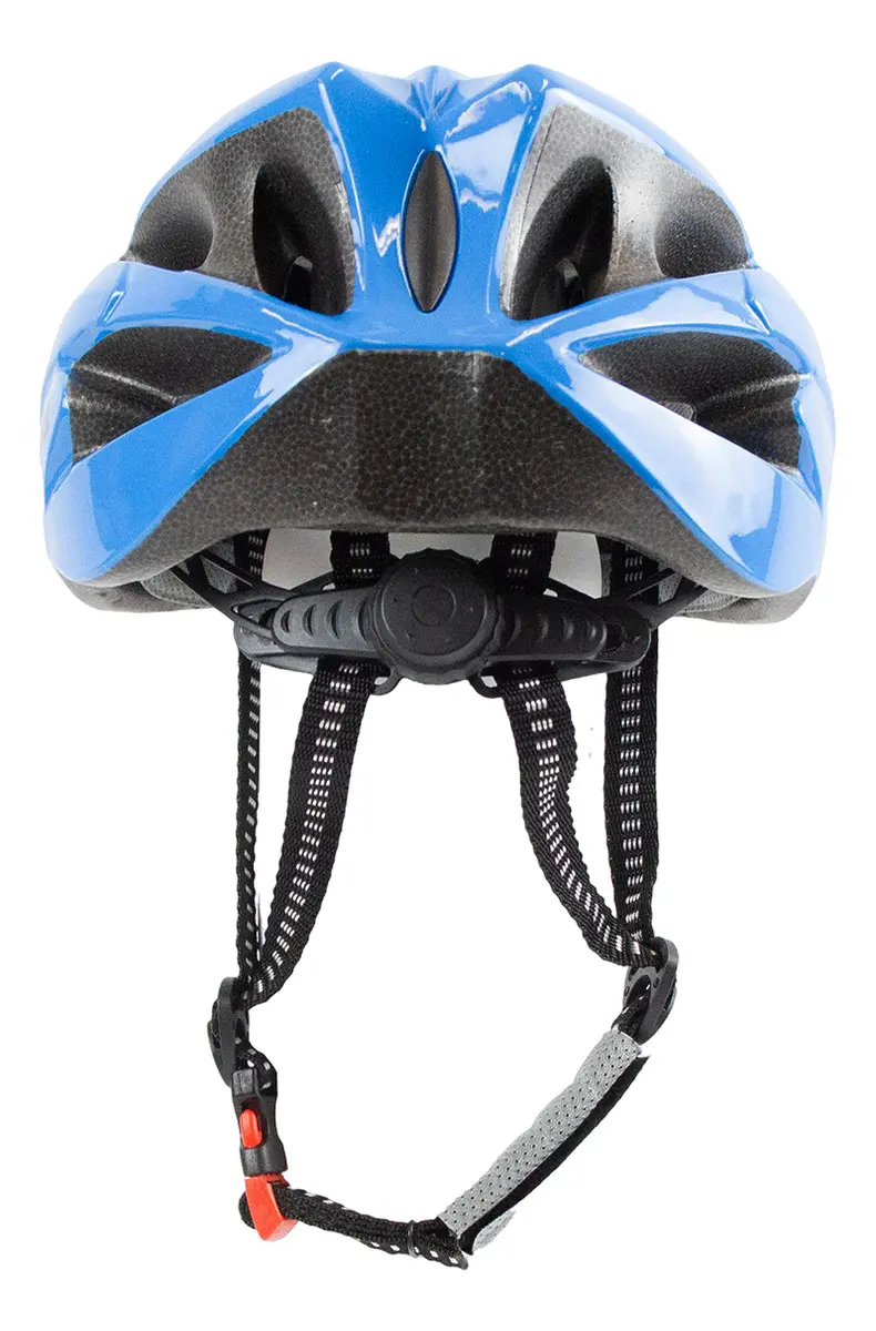 Casco Bicicleta Dakota Regulable Liviano Con Visera Ventilación Color Azul L