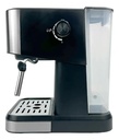 Cafetera Espresso 20 Bares Dakota Con Espumador De Leche + 4 Tazas Doble Vidrio 250 Ml Para Café Molido Negro