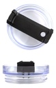 Vaso Térmico 1.2lt Dakota Acero Inoxidable Con Tapa Sorbete Color Negro Liso