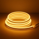 Combo 4 Tiras Led Manguera Neón Dakota 5m Blanca Cálida 120leds Interior Exterior Blanco Cálido