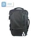 Mochila Viaje De Mano Carry On Dakota Compartimiento Calzados Notebook Negro Liso