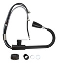 Grifería Cocina Gourmet Monocomando Dakota Cuello Extensible Color Negro Mate