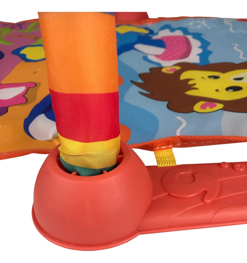 Gimnasio Piano Manta Bebe Multifuncional Desmontable Con Luz Y Sonido