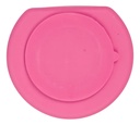 Set Plato Cubiertos Babero Silicona Dakota Completo 5 Piezas Color Rosa
