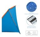 Carpa 2 Personas Impermeable Playa Fácil Armado Dakota Ca02 Color Azul