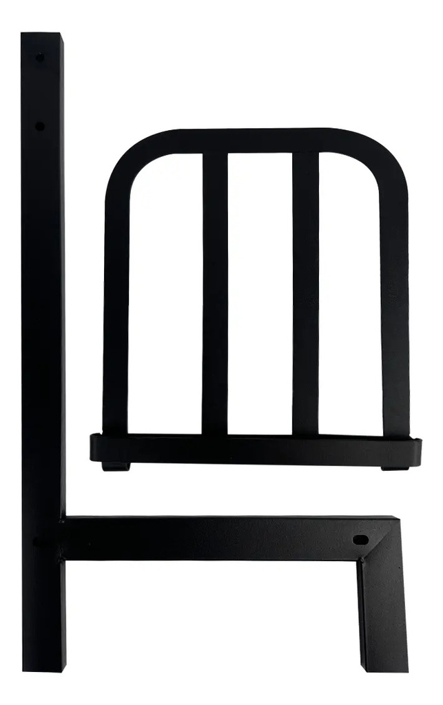 Escurridor De Platos Dakota 2 Niveles Para 11 Platos Acero Niquelado Negro