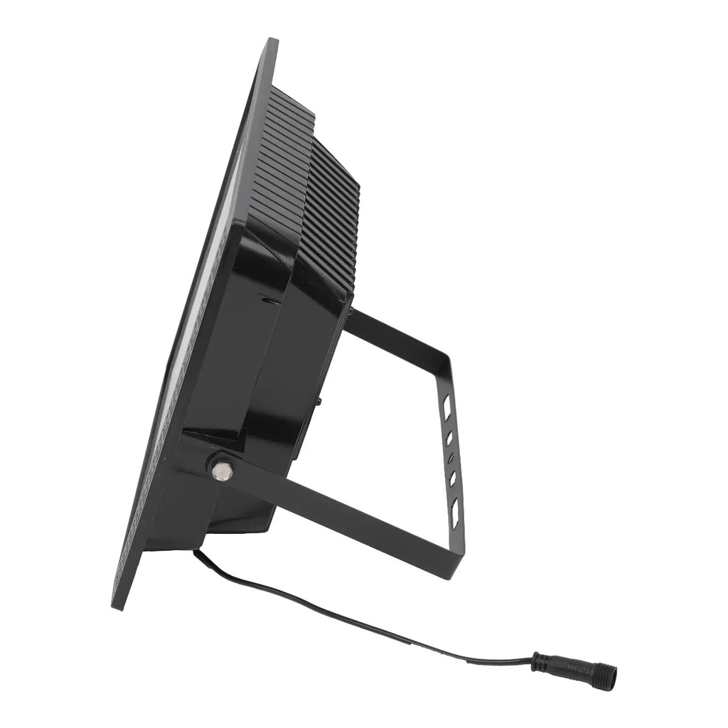 Reflector Solar Led 300w Dakota Para Exterior Con Panel Solar + Control Remoto Negro Blanco Frío