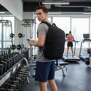 Mochila Dakota Porta Notebook Reforzada Ejecutiva Gym Color Negra Negro