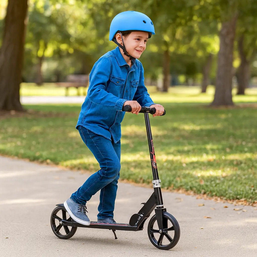 Monopatín Infantil Dakota Con Freno Trasero Hierro Reforzado Hasta 45 Kg Color Negro
