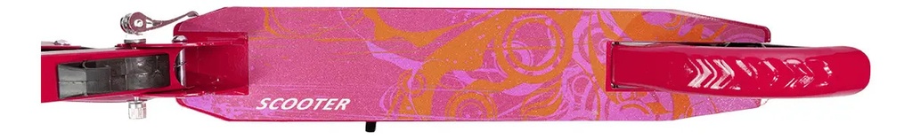 Monopatín Infantil Dakota Con Freno Trasero Hierro Reforzado Hasta 45 Kg Color Rosa