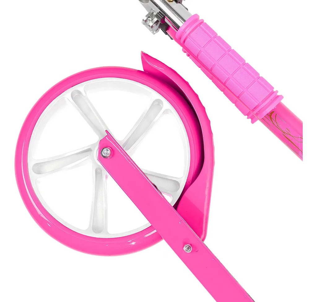 Monopatín Infantil Dakota Con Freno Trasero Hierro Reforzado Hasta 45 Kg Color Rosa