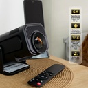 Proyector Led Dakota Android 11 Wifi Bt 300 Ansi 1080p Hdmi Usb Control Remoto Negro