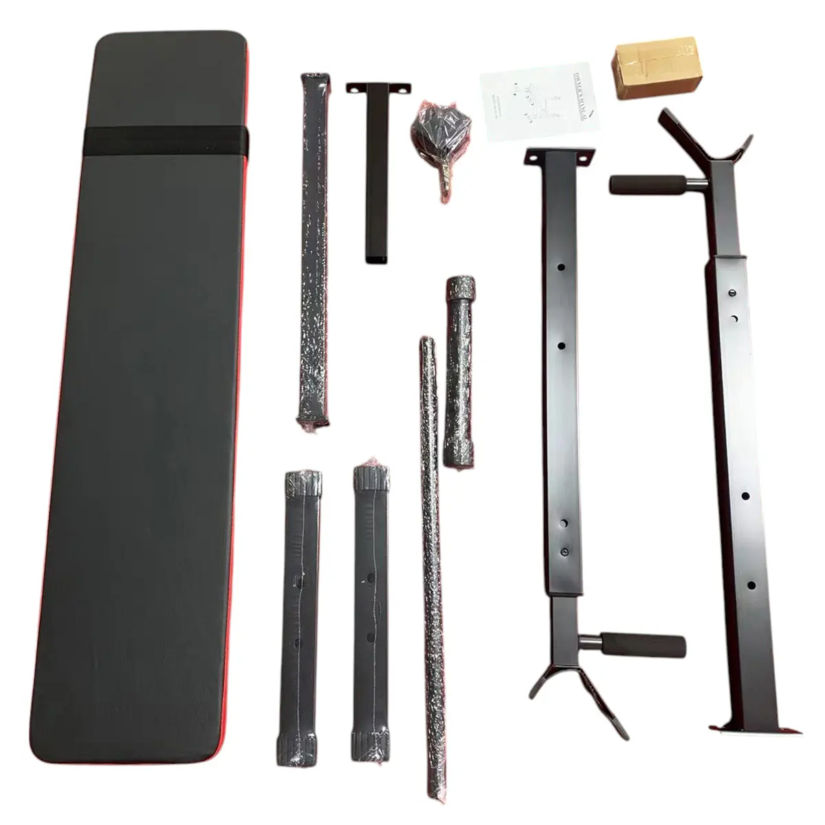 Banco De Pecho Plegable Dakota, Tabla De Gimnasio Con Soporte Para Barra