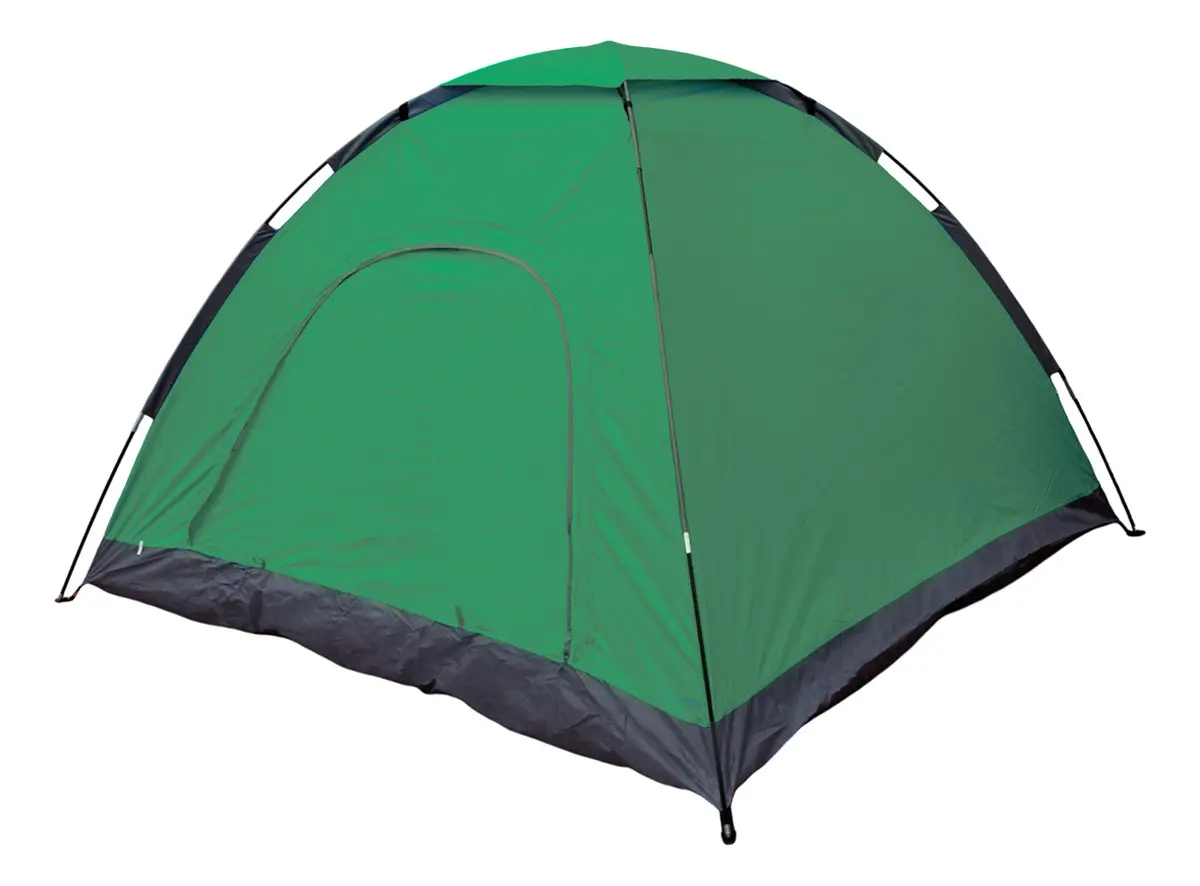 Carpa 4 Personas Dakota Autoarmable Automática 200x200x135cm Color Verde