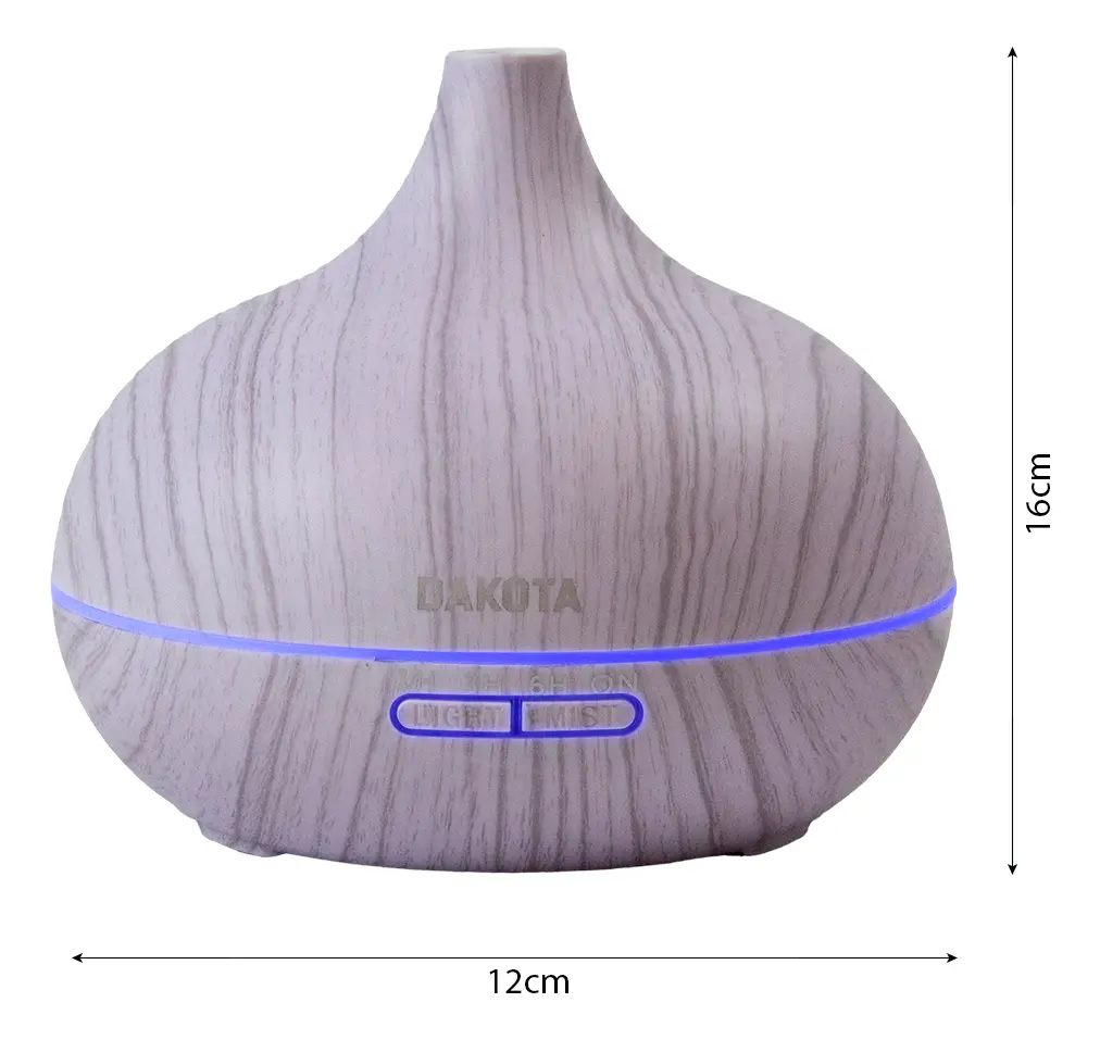 Humidificador Difusor Dakota Luz Led Aromaterapia Usb Con Apagado Automático Color Lila