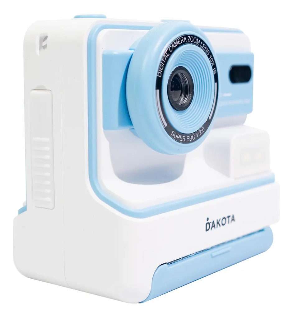 Cámara Instantánea Niños Portátil Dakota Impresión Térmica 1080p Foto Video + 2 Rollos Papel Térmico De Regalo