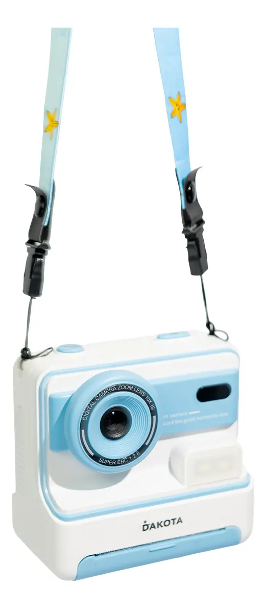 Cámara Instantánea Niños Portátil Dakota Impresión Térmica 1080p Foto Video + 2 Rollos Papel Térmico De Regalo