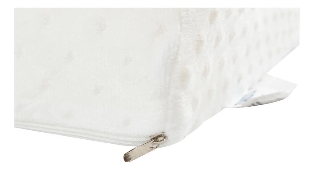 Almohada Inteligente Viscoelástica Cervical 40x60 Dakota Alm001 Con Funda Blanco
