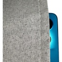 Cortina Blackout 2 Paños Dakota 210cm Alto X 140cm Ancho Con Sujetador Decorativo De Regalo Color Gris Claro