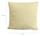 Cubre Sillón 3 Cuerpos Dakota Amarillo Ajustable Lavable 180x230cm Protector Sofá 3 Plazas Premium Lisa