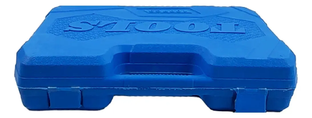 Set De Herramientas 108 Piezas Llaves Tubo Y Puntas Con Valija Completa Profesional Azul