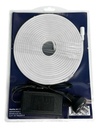 Kit Tira Led Manguera Neón Dakota 5m Blanca Cálida 120leds Interior Exterior Blanco Cálido