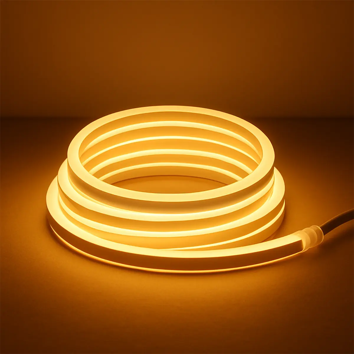 Combo X10 Tiras Leds Manguera Neón Dakota 5m Blanca Cálida 120leds Interior Exterior Blanco Cálido Blanco Cálido