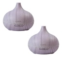 Combo X2 Humidificador De Aire Y Aromaterapia Dakota Con Luz Led Lila
