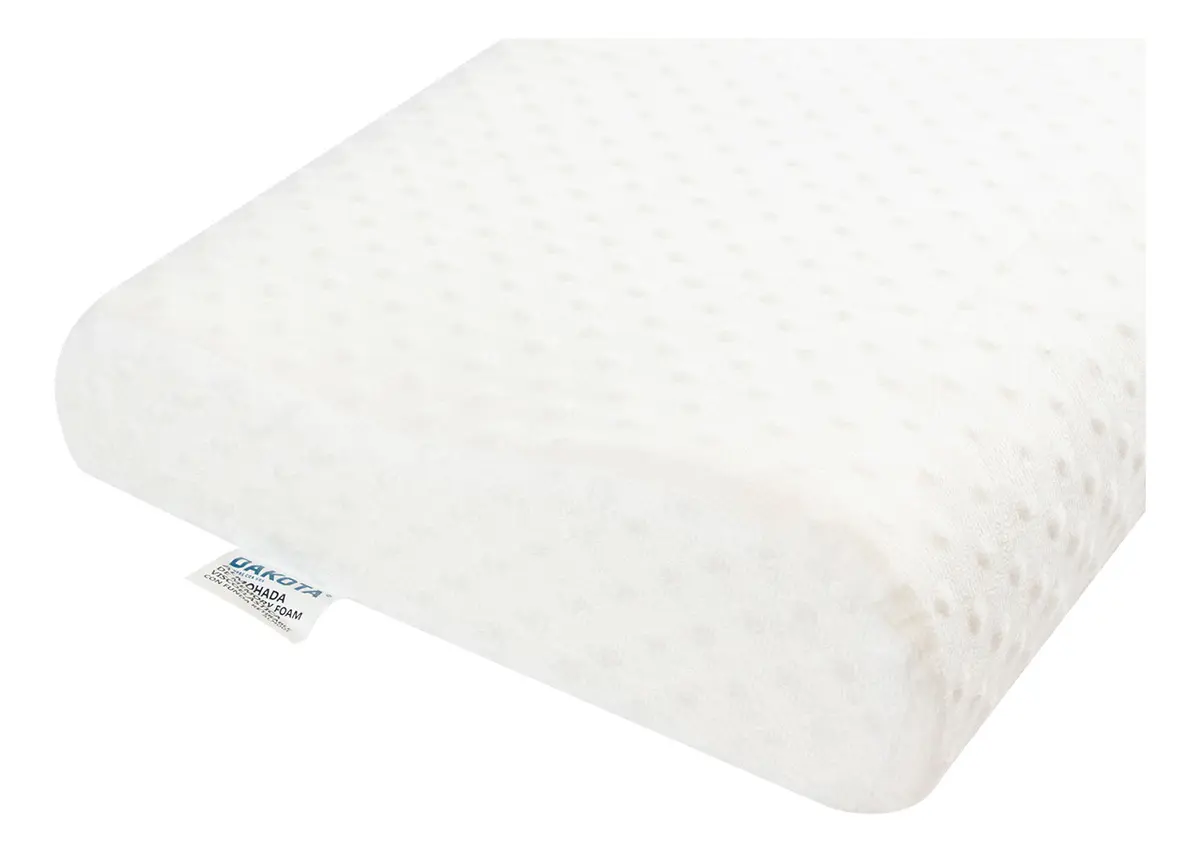Combo X2 Almohadas Inteligentes Viscoelásticas Cervical Dakota 34x52 Blancas Blanco