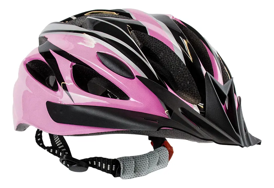 Casco Bicicleta Dakota Regulable Liviano Con Visera Color Rosa Talle L