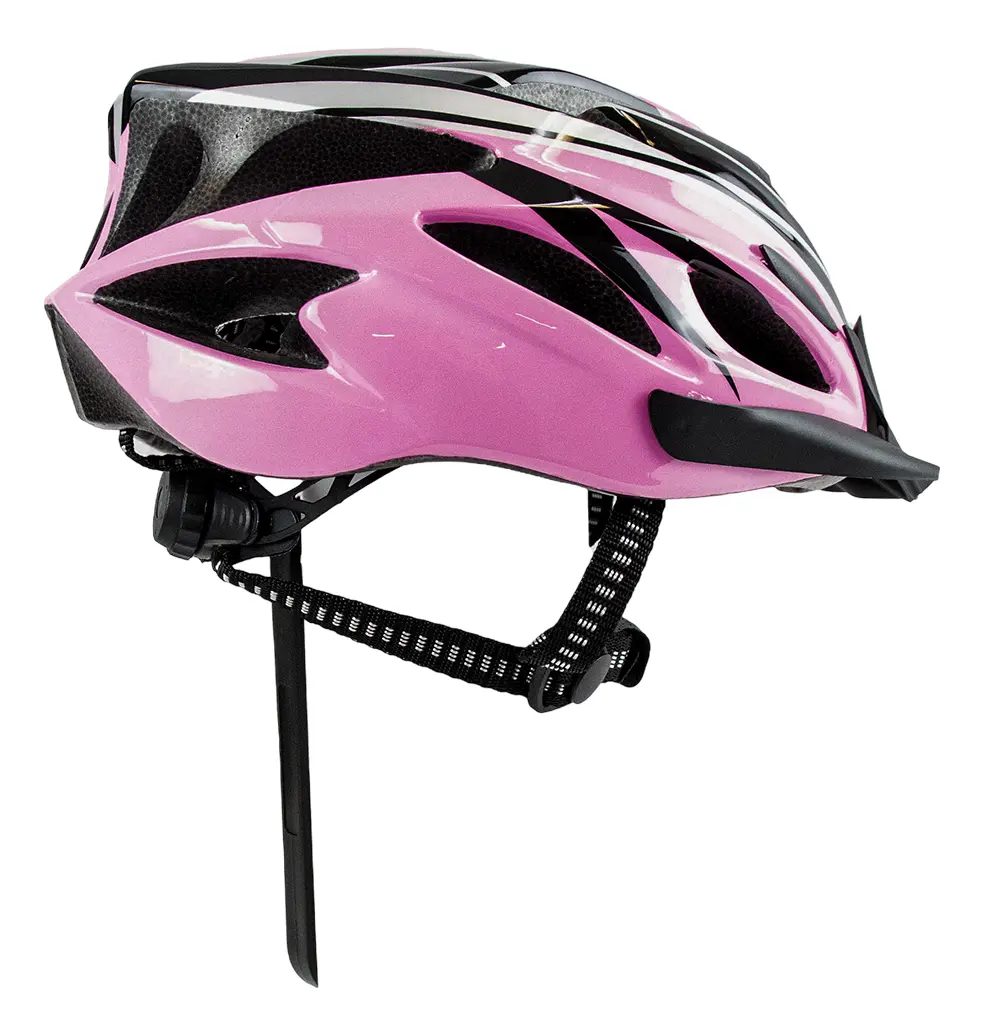 Casco Bicicleta Dakota Regulable Liviano Con Visera Color Rosa Talle L