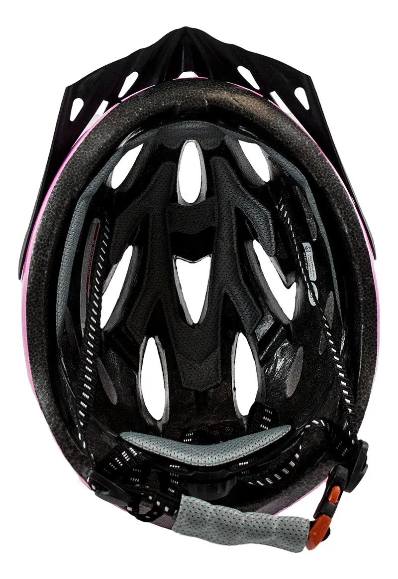 Casco Bicicleta Dakota Regulable Liviano Con Visera Color Rosa Talle L