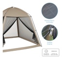 Carpa Gazebo Fácil Armado Dakota Con Mosquitero Ca33-215 Capacidad Para 6 Personas Color Beige