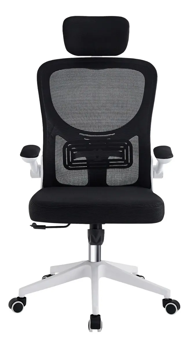Silla Escritorio Ergonómica Oficina Dakota Con Reposacabezas Apoyabrazos Giratoria