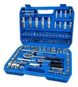 Combo Taladro Destornillador Inalámbrico Dakota 21v + Set Herramientas 108 Piezas Con Valija Llaves Tubo Puntas Kit Profesional Hogar