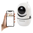 Cámara De Seguridad Ip Wifi Dakota 1080p Visión Nocturna Inalámbrica Interior Blanco
