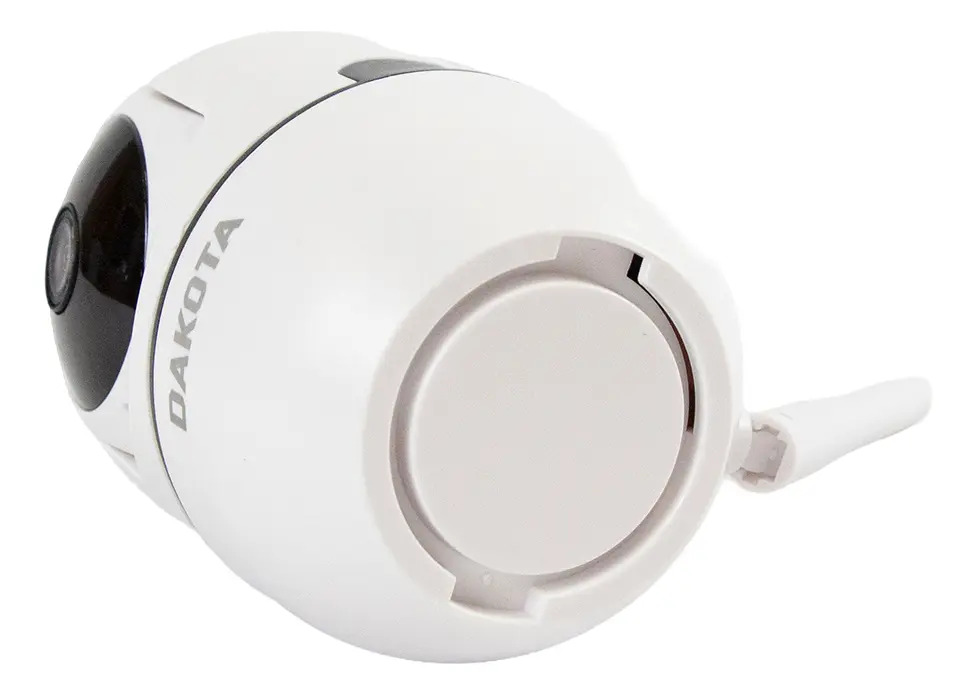 Cámara De Seguridad Ip Wifi Dakota 1080p Visión Nocturna Inalámbrica Interior Blanco