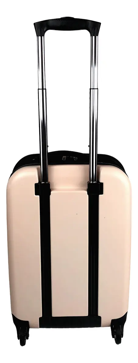 Valija Plegable Mediana 20 Carry On Monobag 35l Con Ruedas Candado Tsa Color Rosa Liso