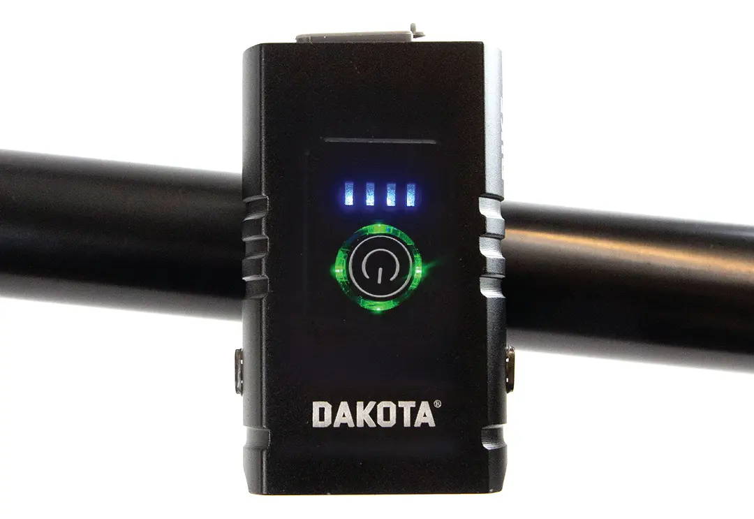 Kit Luces Led Usb Dakota Seguridad Bici Delantera Trasera Recargable Inalámbrica Negro