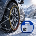 Cadenas Para Nieve De Acero Auto, Suv Y Camioneta Kit Completo Con Guantes, Chaleco, Linterna Y Todas Las Medidas