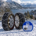 Combo Cadenas Para Nieve + Guantes + Chaleco Reflector + Linterna Led De Regalo