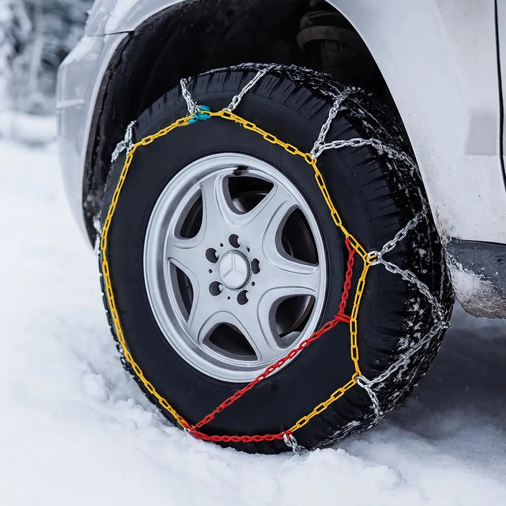 Cadenas Para Nieve De Acero Auto, Suv Y Camioneta, Kit Completo Con Guantes, Chaleco Y Linterna En Todas Las Medidas