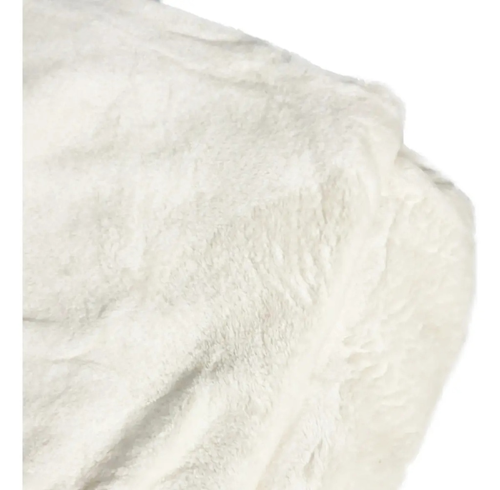 Frazada Manta Franela 200x230 Dakota Media Estación Color Beige Liso 1 Kg