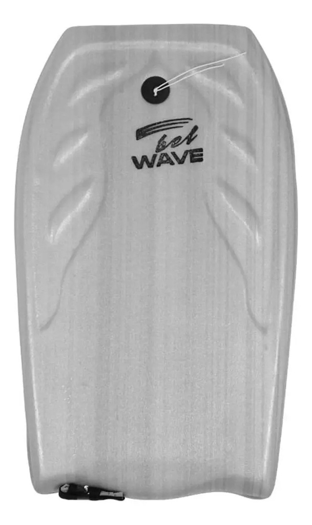 Tabla Barrenador Niños Bel Bodyboard 58cm Playa Surf Color Gris + Pita De Regalo