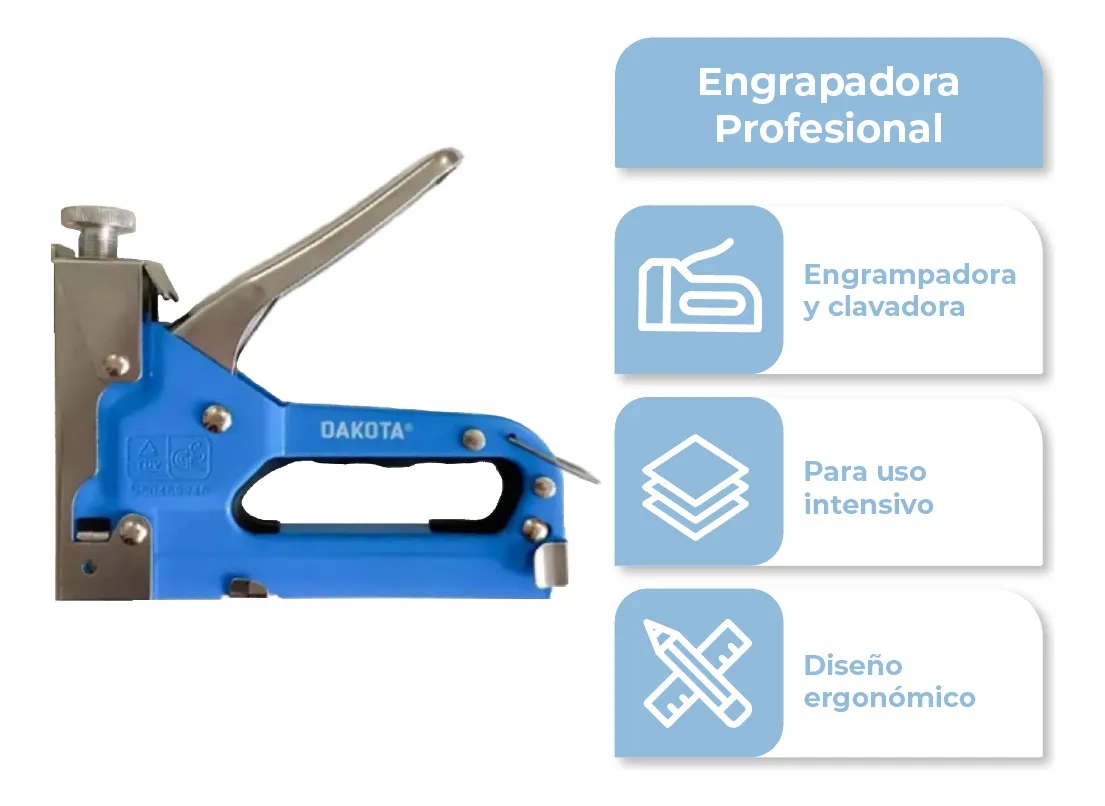 Engrapadora Clavadora Profesional Dakota Linea Pesada