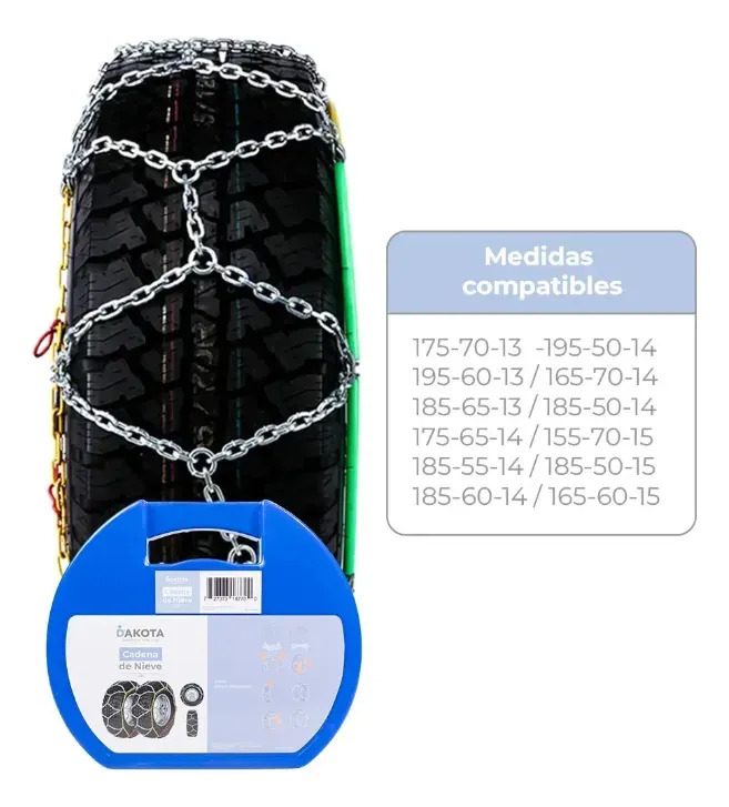 Cadenas Para Nieve Cd255 Con Accesorios Incluidos