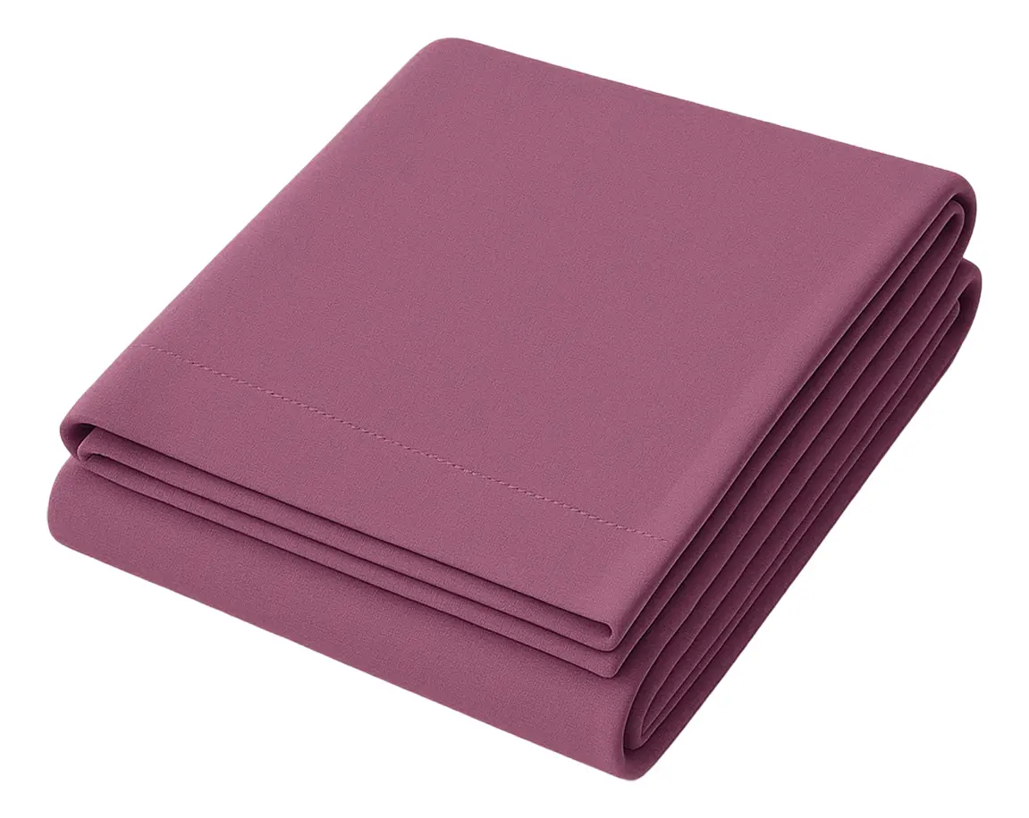 Juego De Sábanas Queen Dakota 600 Hilos Suaves Resistentes Color Lila Diseño De La Tela Lisa