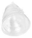 Esferas Transparentes Personalizables Encastrables Para Arbol De Navidad X 24 Unidades Trasparente